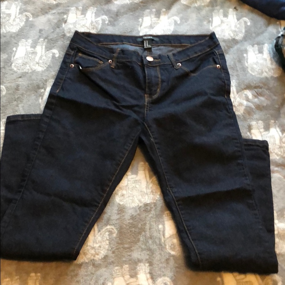 Forever 21 dark wash jeans